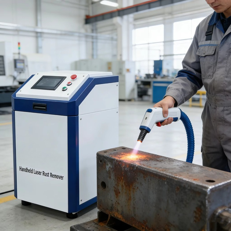 Industrial Laser Paint Removal - Taşınabilir El Tipi Lazer Temizleme Makinesi