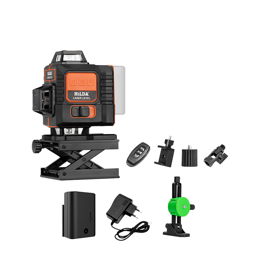 Industrial Laser Projector - 4D16-Line Yeşil Lazer Seviye Cihazı Dış