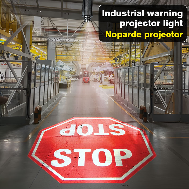 Industrial Laser Projector - Noparde Özelleştirilmiş LED Dur İşareti Gobo