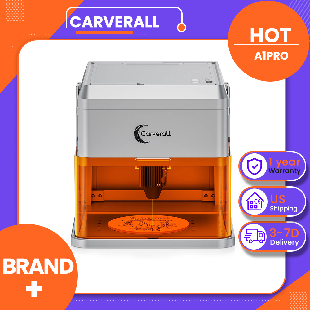 Industrial Grade Laser Cutter - Carverall A1PRO 10W Lazer Gravür Makinesi,