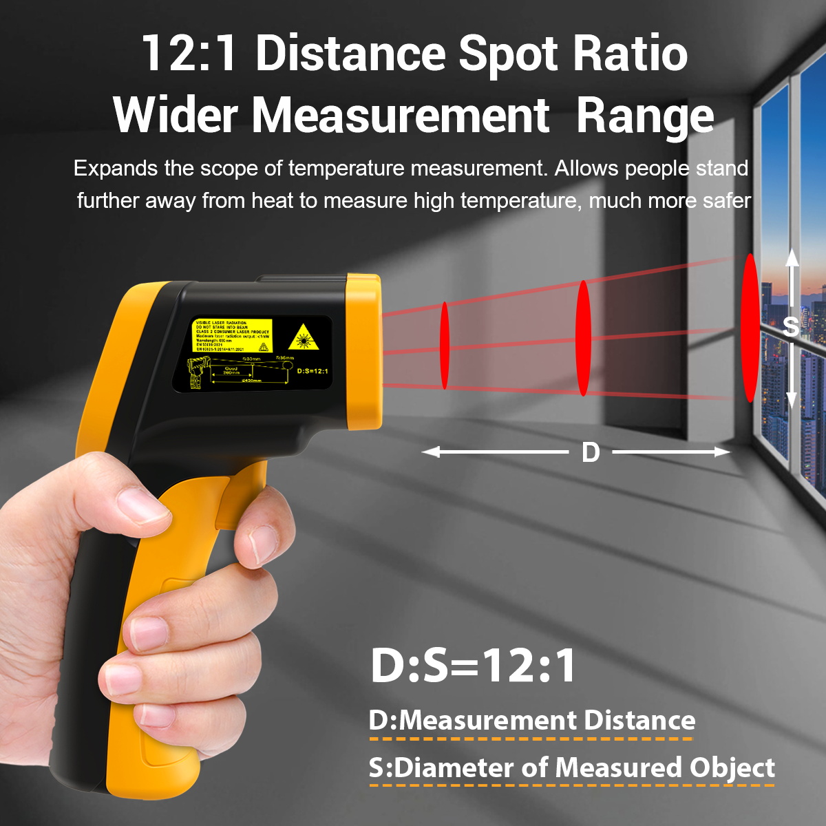 LAOLAU JD 16 Kızılötesi Termom - Industrial Laser Temperature incelemesi ve fiyatı