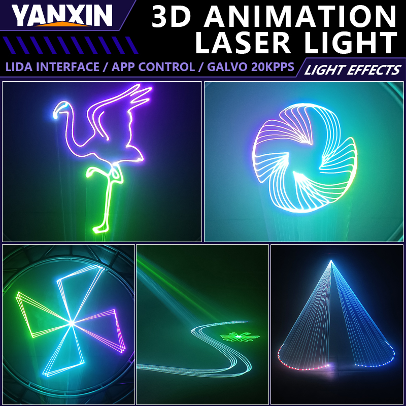 6W RGB Animasyon Lazer Işık Pr - Industrial Laser Projector incelemesi ve fiyatı
