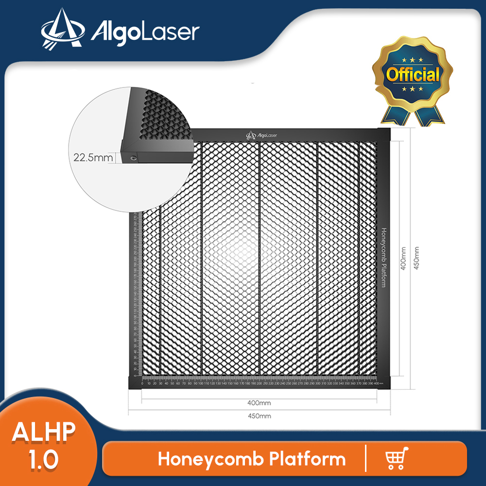 AlgoLaser 40x40cm Çelik Petek  - Desktop Laser Engraver incelemesi ve fiyatı