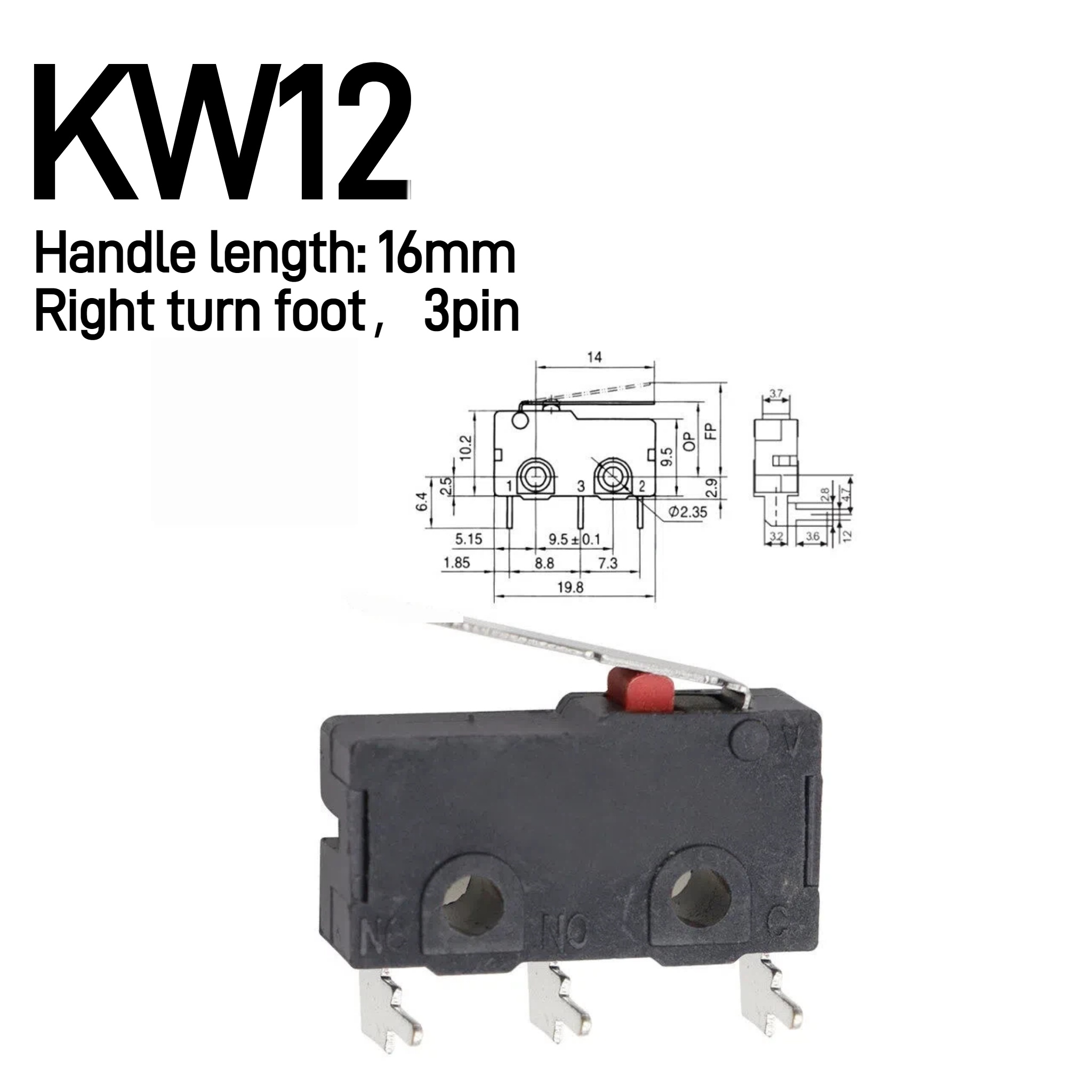 5-10-30 adet 5A 125V250V KW12  - Limit Switch Cnc incelemesi ve fiyatı