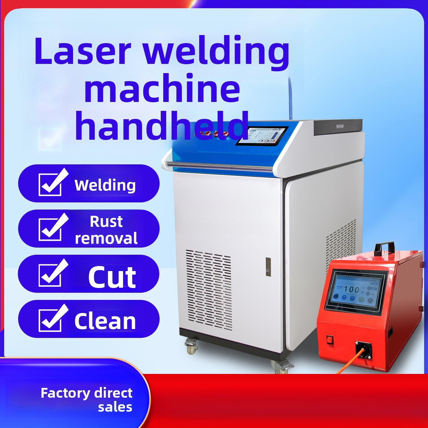 Elde Taşınabilir Endüstriyel T - Industrial Laser Welding Machine Hand Held incelemesi ve fiyatı