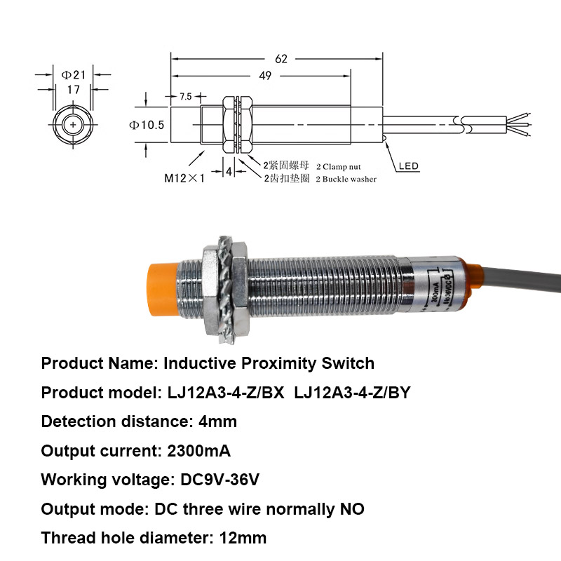 2 adet yakınlık anahtarı LJ12A - Limit Switch Cnc incelemesi ve fiyatı