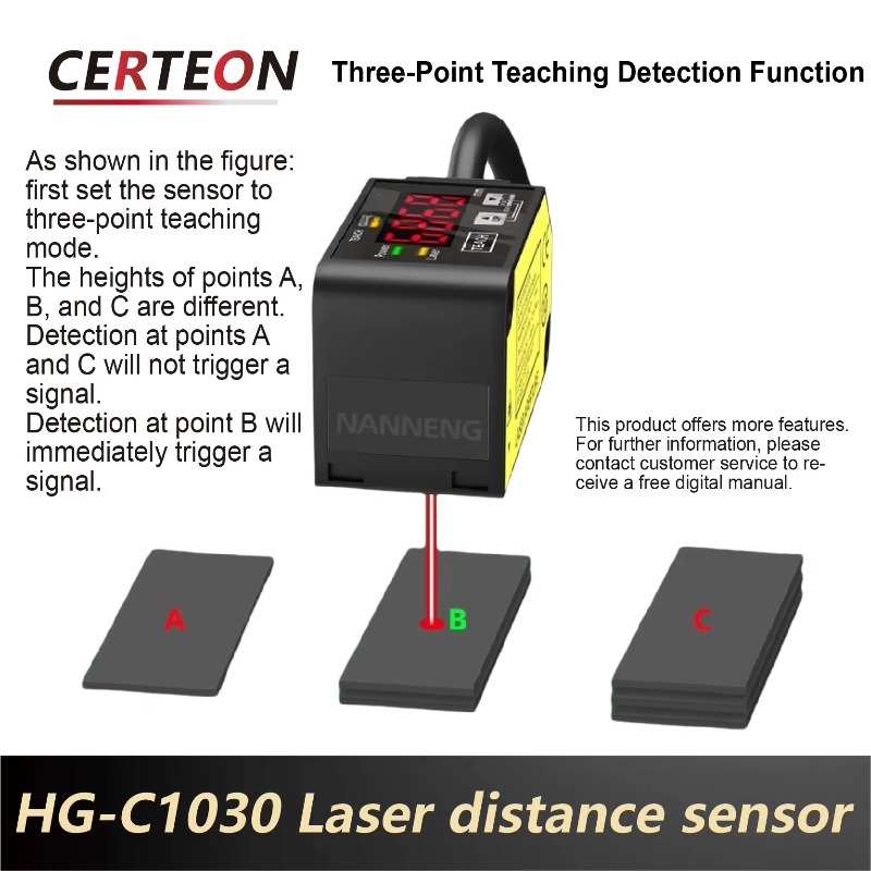 HG-C1030 Lazer Mesafe Sensörü, - Industrial Laser Measurement incelemesi ve fiyatı